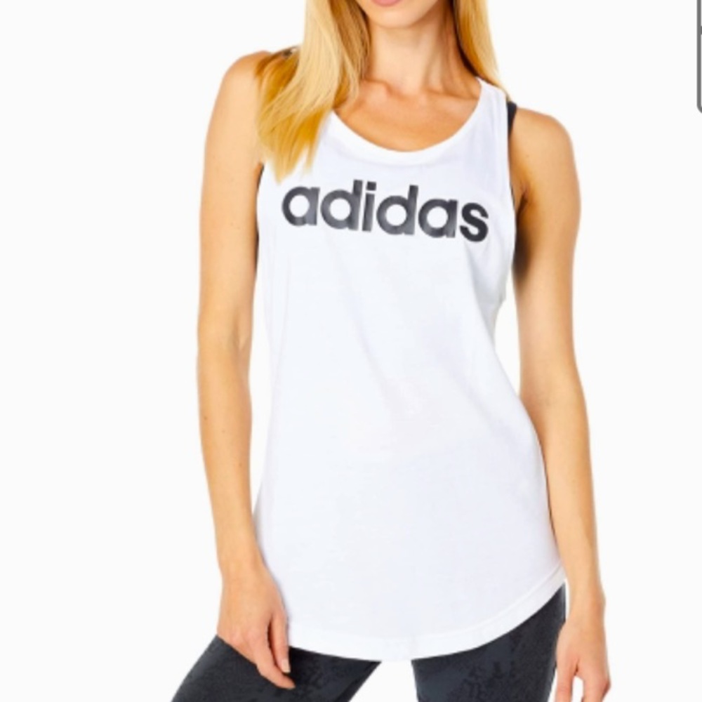 adidas ESSENTIALS LOOSE LOGO TANK TOP